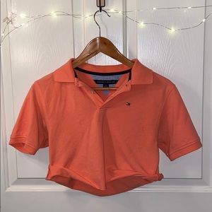 TRENDY TOMMY HILFIGER CROPPED POLO
